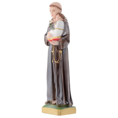 Figurka Święty Antoni z Padwy 30cm gips masa perłowa 2