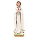 Statua Vergine Maria Rosa Mistica 30 cm gesso s1