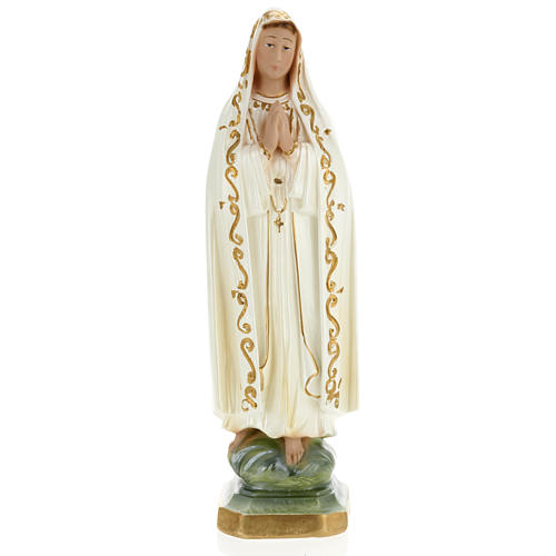 Our Lady of Fatima statue in plaster, 30 cm 1