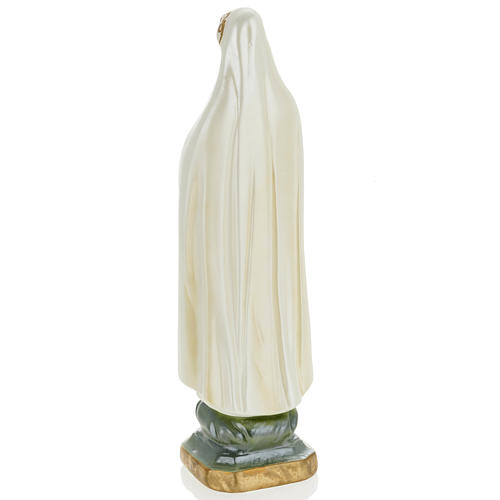 Estatua Virgen de Fátima 30 cm. yeso 3