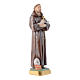 Statua San Francesco 30 cm gesso madreperlato s3