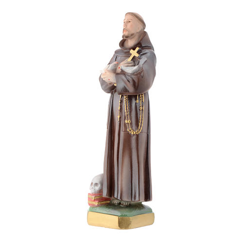 Figurka Święty Franciszek 30cm gips masa perłowa 2