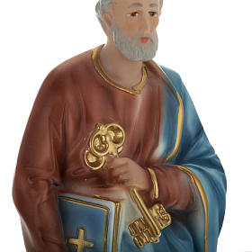 Saint Peter statue in plaster, 30 cm