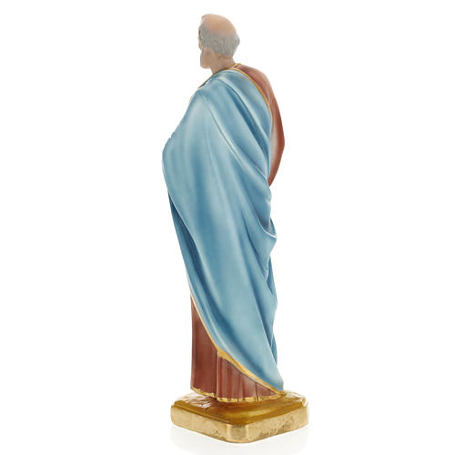 Saint Peter statue in plaster, 30 cm 3