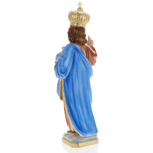 Saint Salvator statue in plaster, 30 cm 3