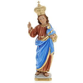 Saint Salvator statue in plaster, 30 cm