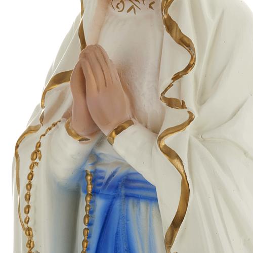 Estatua Nuestra Señora de Lourdes 40 cm. yeso 4