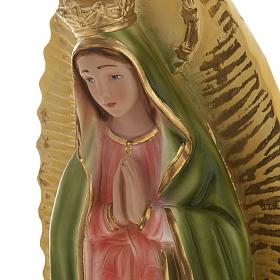 Our Lady of Guadalupe statue in plaster, 40 cm