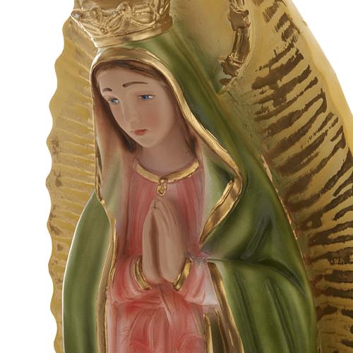 Our Lady of Guadalupe statue in plaster, 40 cm 2