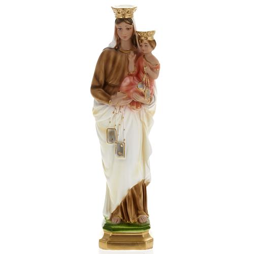 Estatua Nuestra Señora del Carmen 40 cm. yeso 1