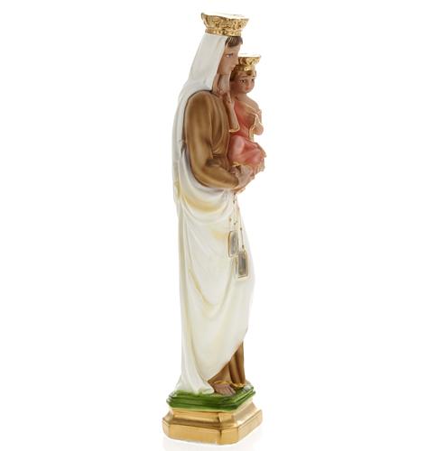 Estatua Nuestra Señora del Carmen 40 cm. yeso 4