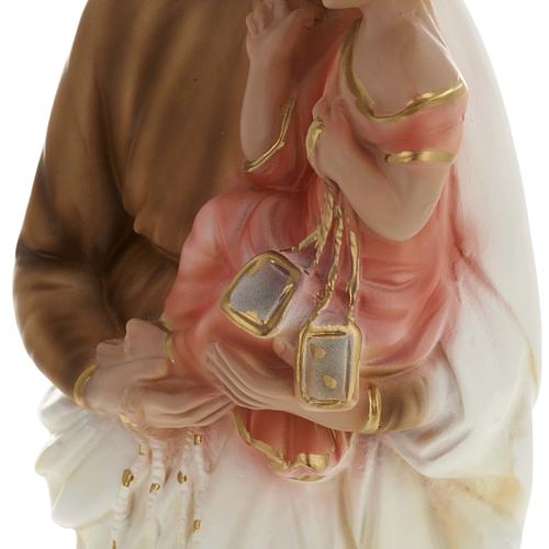 Our Lady of Carmel plaster statue, 40 cm 3