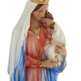 Our Lady with Infant Jesus plaster statue, 40 cm