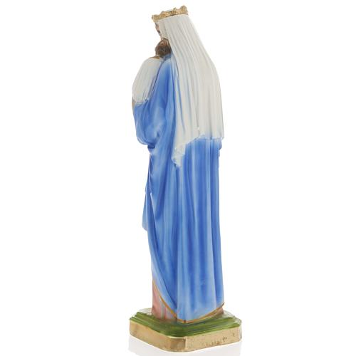 Our Lady with Infant Jesus plaster statue, 40 cm 4