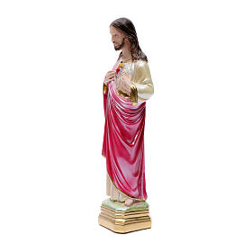 Sacred Heart of Jesus, pearlized plaster statue, 40 cm