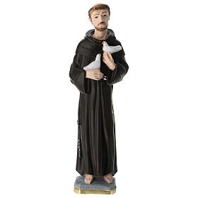Saint Francis of Assisi plaster statue,  40 cm