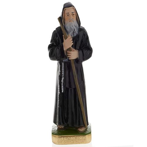 Saint Francis of Paola statue in plaster, 20 cm 1