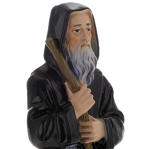 Saint Francis of Paola statue in plaster, 20 cm 2