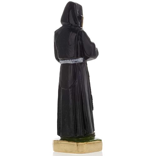 Saint Francis of Paola statue in plaster, 20 cm 4