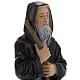Saint Francis of Paola statue in plaster, 20 cm s2