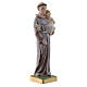 Statua Sant'Antonio da Padova gesso madreperlato 20 cm s3