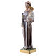 Saint Anthony of Padua statue in pearlized plaster, 20 cm s2