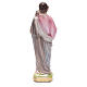 Gipsheiligenfigur Joseph mit Jesuskind 20 cm perlmuttfarben s2