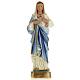 Statua Sacro Cuore di Maria gesso 20 cm s1