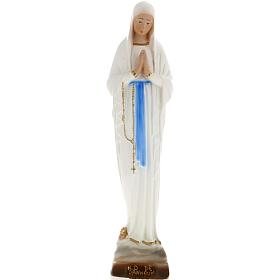 Our Lady of Banneux statue in plaster, 20 cm