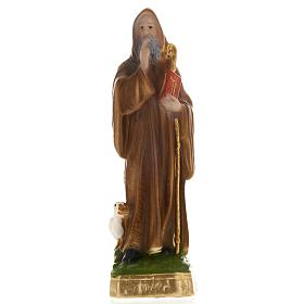 Saint Benedict plaster statue, 20 cm