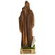 Saint Benedict plaster statue, 20 cm s4