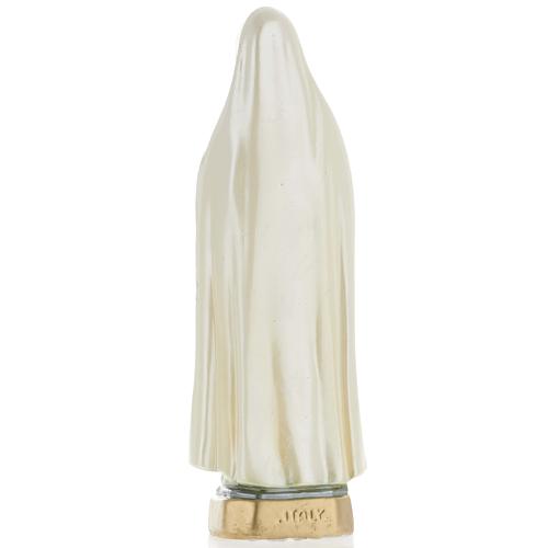 Estatua Virgen de Fátima yeso 20 cm. 2