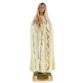Statua Madonna di Fatima gesso 20 cm
