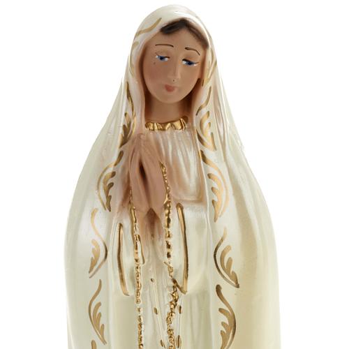 Our Lady of Fatima plaster statue, 20 cm 3