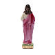 Holy Heart of Jesus statue in pearlized plaster, 20 cm s4