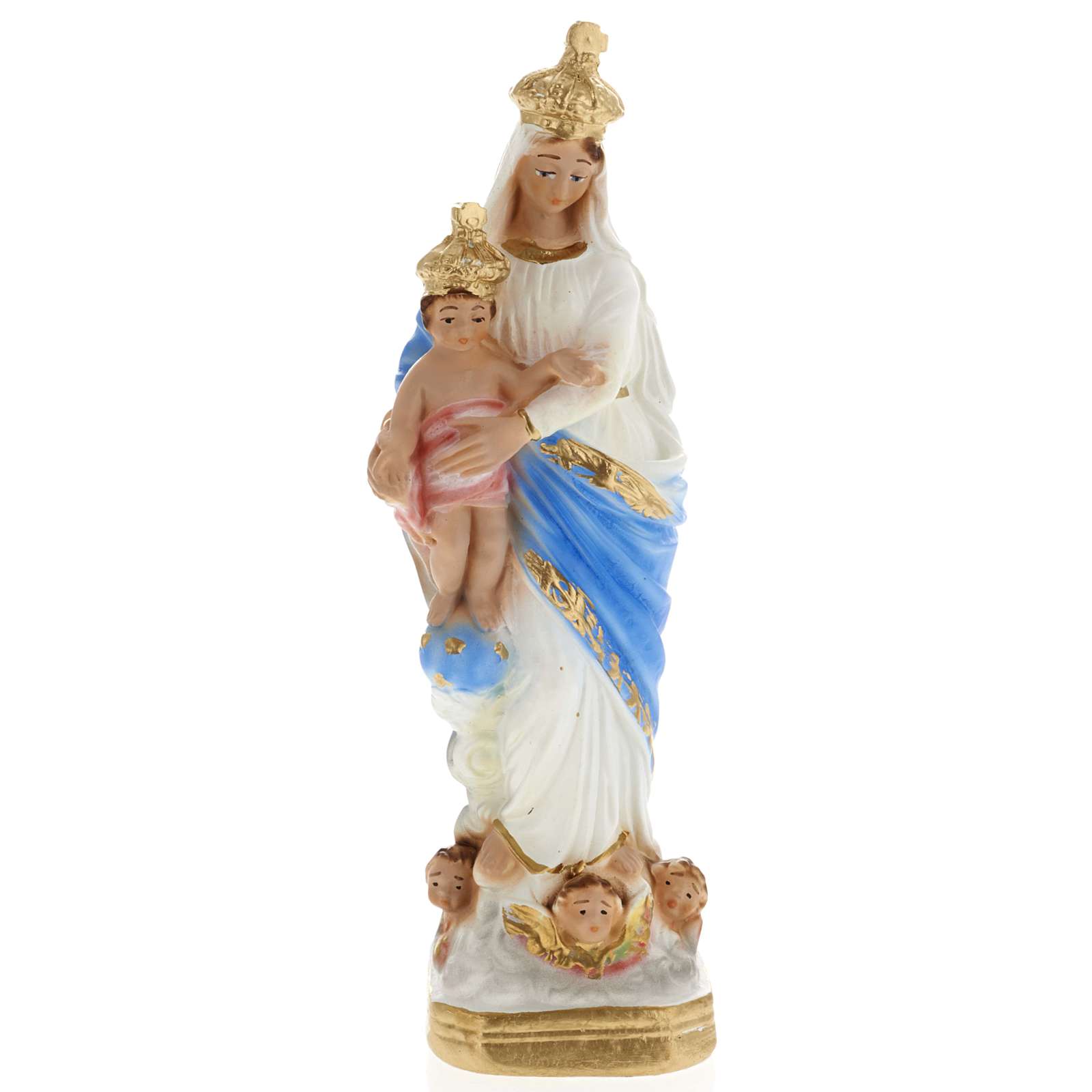 Our Lady of Victory statue in plaster, 20 cm | online sales on HOLYART ...