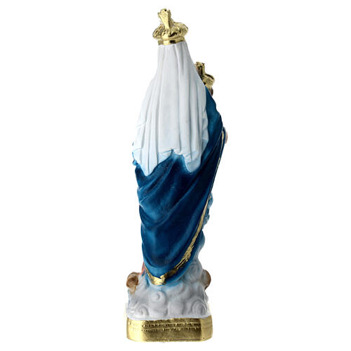 Our Lady of Victory statue in plaster,  20 cm 4