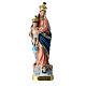 Our Lady of Victory statue in plaster,  20 cm s1