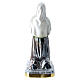 Statua S. Bernadette gesso madreperlato 20 cm s4