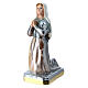 Saint Bernadette statue in pearlized plaster, 20 cm s2