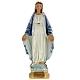 Our Lady of Miracles pearlized plaster statue, 20 cm s1