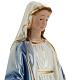Our Lady of Miracles pearlized plaster statue, 20 cm s2