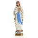 Our Lady of Lourdes statue in plaster, 20 cm s1