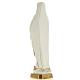 Our Lady of Lourdes statue in plaster, 20 cm s3