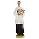 Statua San Luigi gesso 20 cm s1
