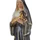Statua Santa Rita gesso madreperlato 20 cm s2