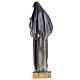Statua Santa Rita gesso madreperlato 20 cm s3
