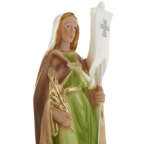 Saint Odile statue in plaster, 20 cm 2