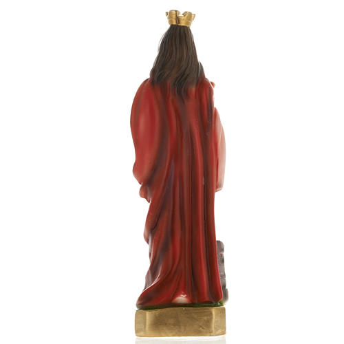 Saint Barbara plaster statue, 20 cm 4