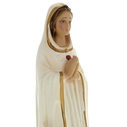 Our Lady of Rosa Mistica statue in plaster, 20 cm 2